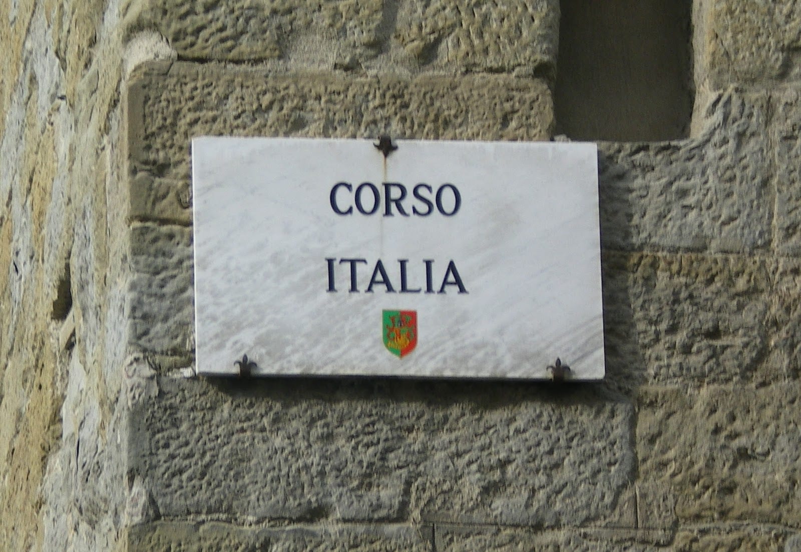 Targa Corso Italia, Arezzo