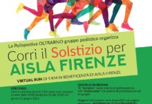 Locandina Virtual Run 20 21 giugno AISLA Firenze