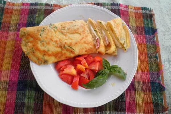 omelette basilico