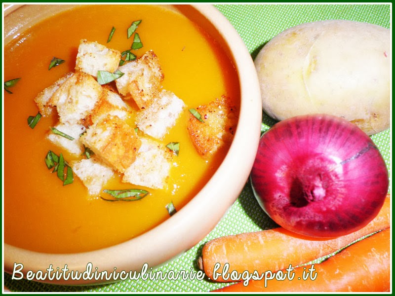 zuppa di patate e carote