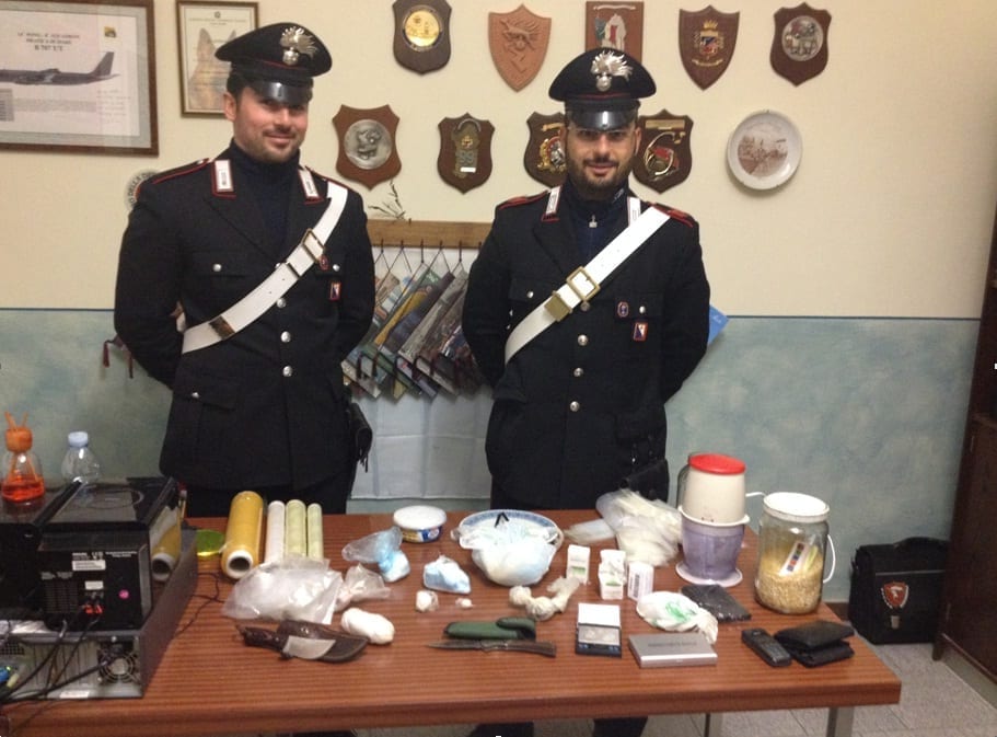 Carabinieri, operazione antidroga a Tavarnelle in Val di Pesa (Firenze)
