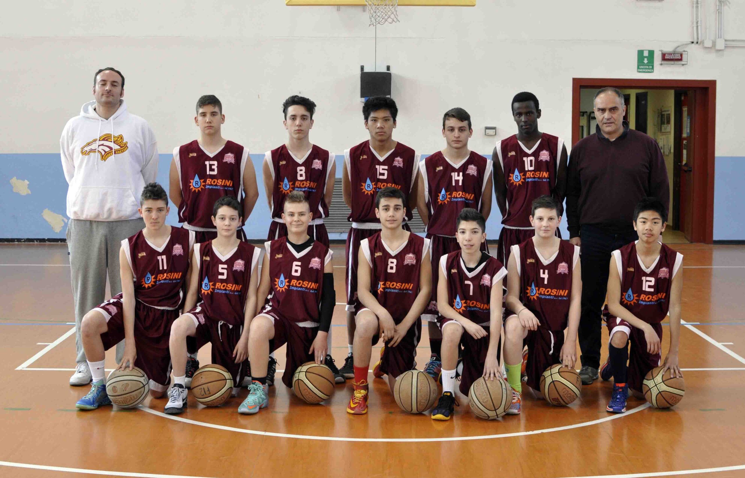 Scuola Basket Arezzo Under 15 Rosini