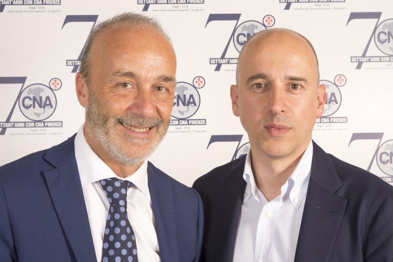 Franco Vichi direttore generale CNA Firenze e Giacomo Cioni presidente CNA Firenze 2